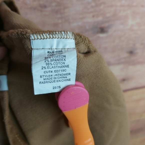 ELEMENT corduroy stretch A-line skirt size 25 - Picture 7 of 8